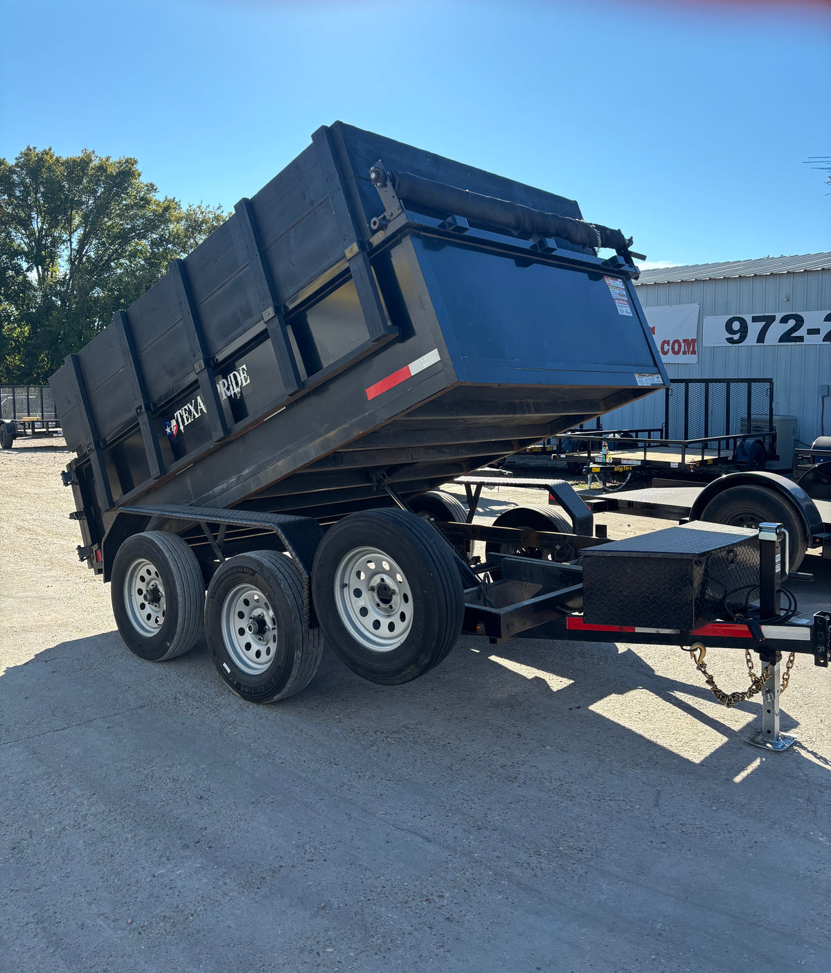 6 x 10' Dump Trailer Texas Pride BP Dump Used #47668