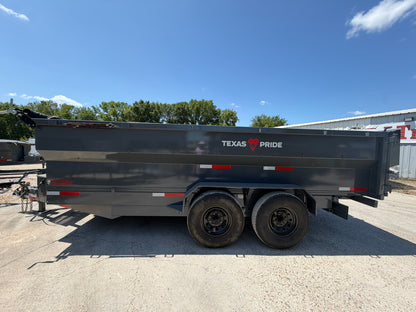 7 x 16' Dump Trailer Texas Pride #DT-7163-16KBP