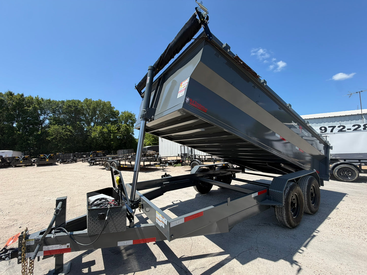 7 x 16' Dump Trailer Texas Pride #DT-7163-16KBP