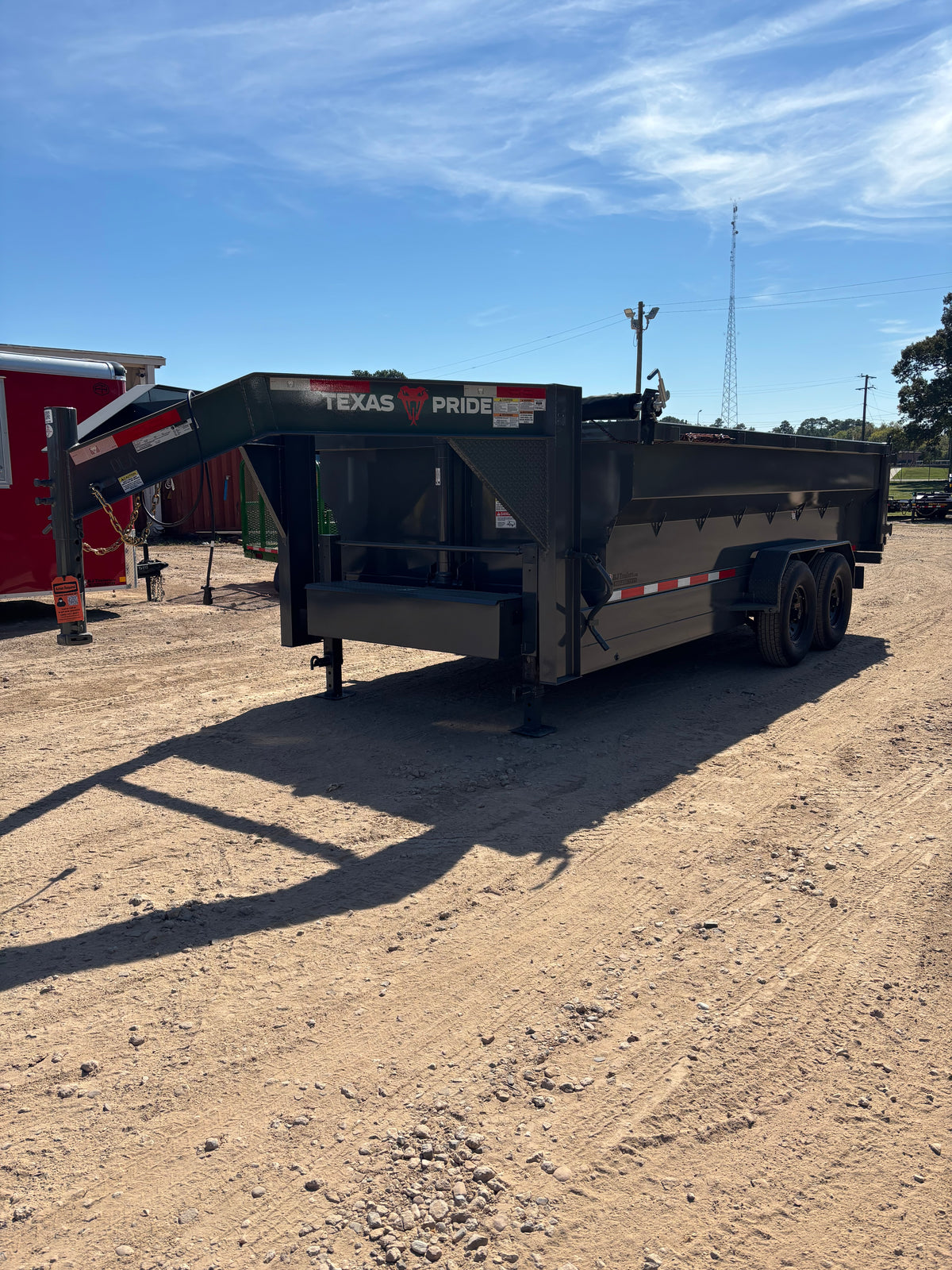 7 x 16' GN Dump Trailer Texas Pride #DT-7163-16KGN