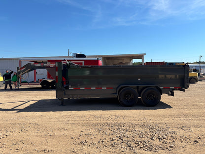 7 x 16' GN Dump Trailer Texas Pride #DT-7163-16KGN