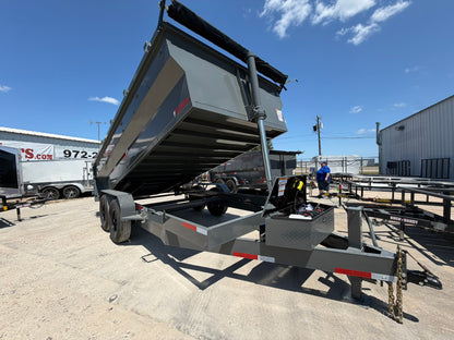 7 x 16' Dump Trailer Texas Pride #DT-7163-16KBP