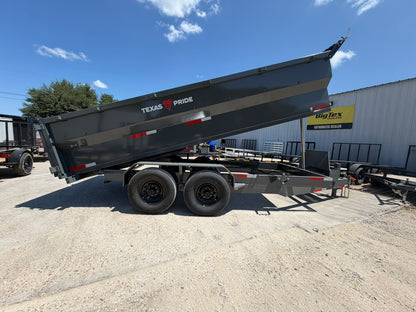 7 x 16' Dump Trailer Texas Pride #DT-7163-16KBP