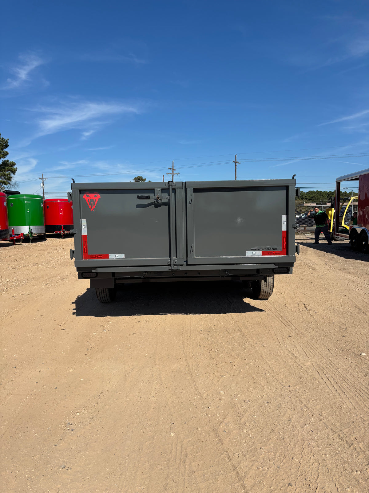 7 x 16' GN Dump Trailer Texas Pride #DT-7163-16KGN