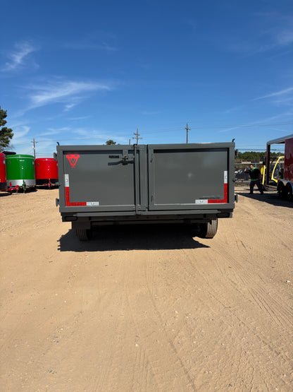 7 x 16' GN Dump Trailer Texas Pride #DT-7163-16KGN