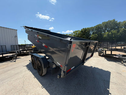 7 x 16' Dump Trailer Texas Pride #DT-7163-16KBP