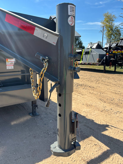 7 x 16' GN Dump Trailer Texas Pride #DT-7163-16KGN