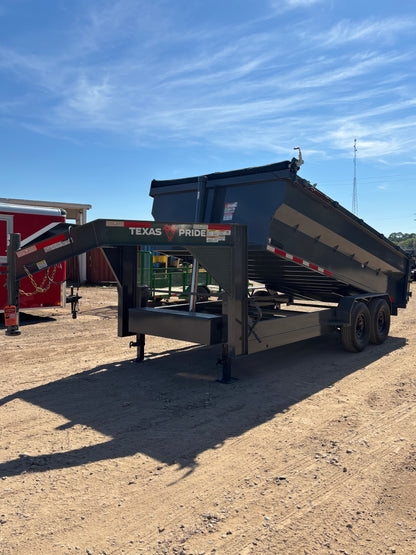 7 x 16' GN Dump Trailer Texas Pride #DT-7163-16KGN