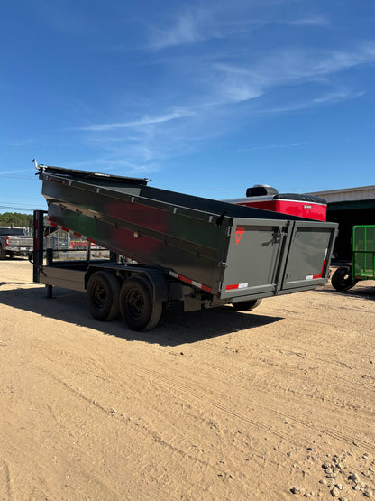7 x 16' GN Dump Trailer Texas Pride #DT-7163-16KGN