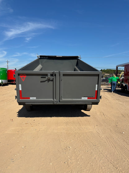 7 x 16' GN Dump Trailer Texas Pride #DT-7163-16KGN