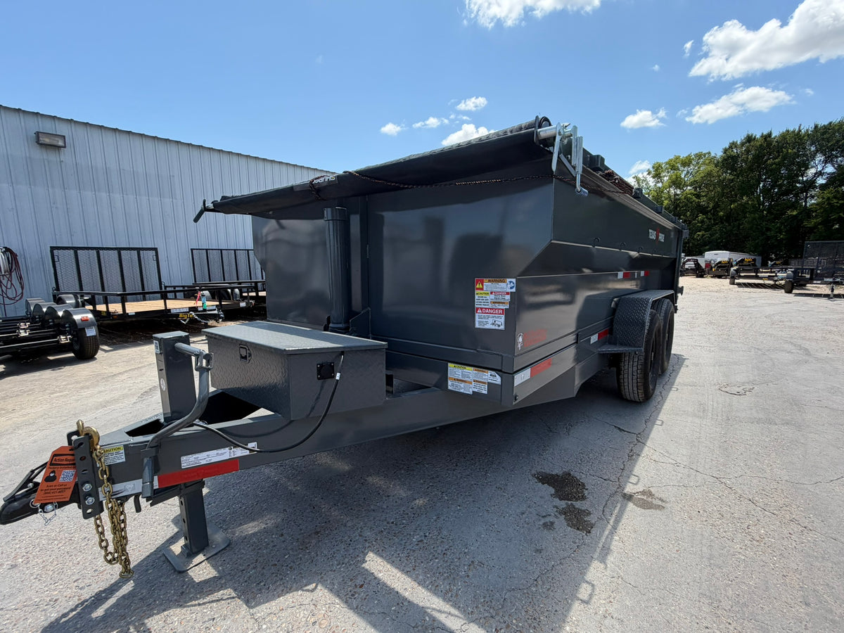 7 x 14' BP Dump Trailer Texas Pride #DT-7143-16KBP