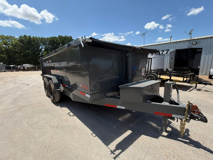 7 x 14' BP Dump Trailer Texas Pride #DT-7143-16KBP