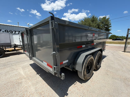 7 x 14' BP Dump Trailer Texas Pride #DT-7143-16KBP