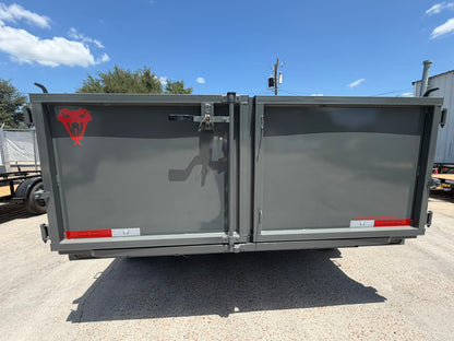 7 x 14' BP Dump Trailer Texas Pride #DT-7143-16KBP