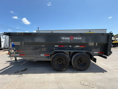 7 x 14' BP Dump Trailer Texas Pride #DT-7143-16KBP
