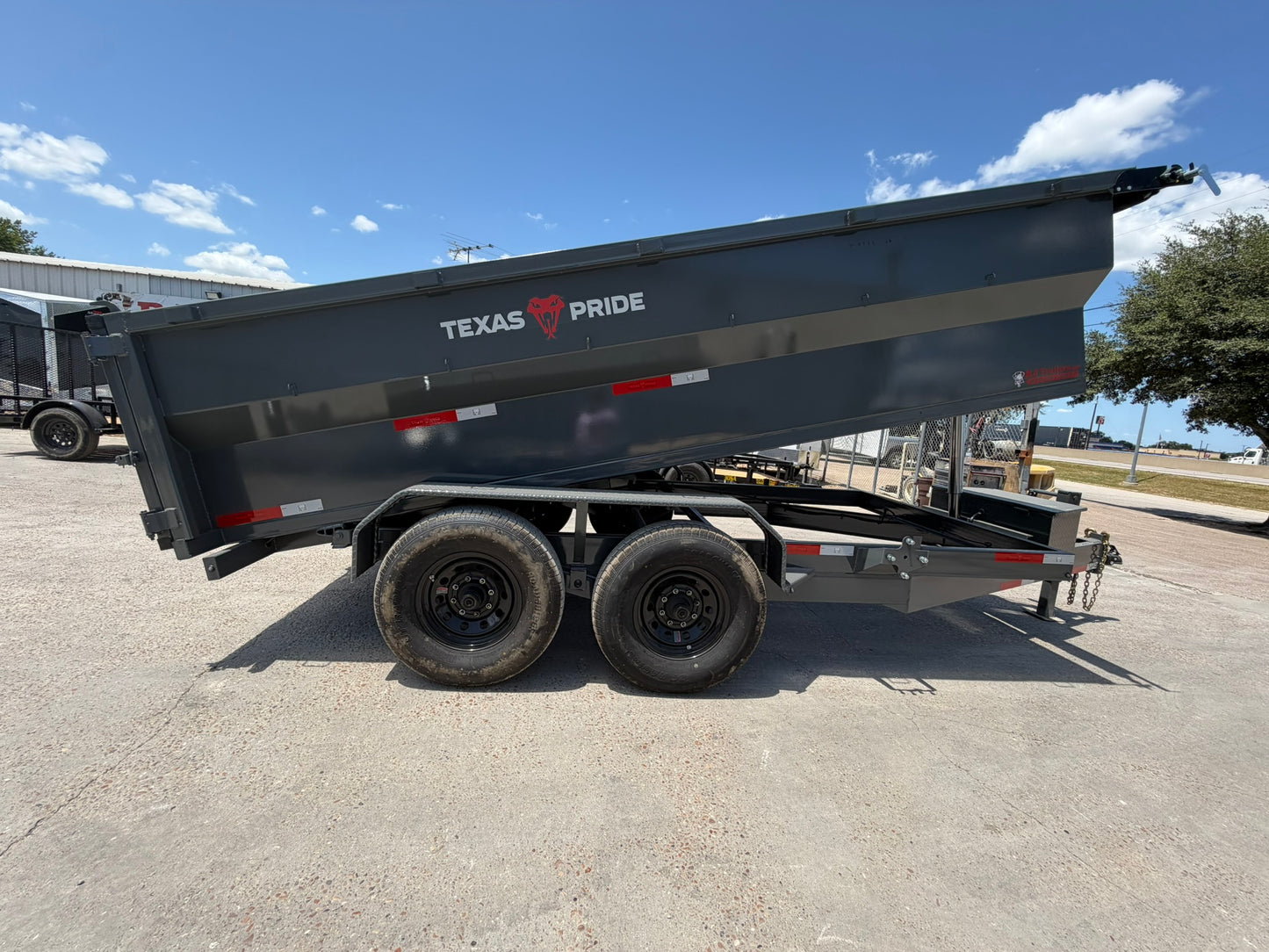 7 x 14' BP Dump Trailer Texas Pride #DT-7143-16KBP