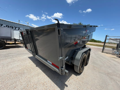 7 x 14' BP Dump Trailer Texas Pride #DT-7143-16KBP