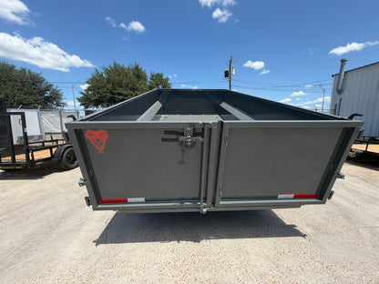 7 x 14' BP Dump Trailer Texas Pride #DT-7143-16KBP
