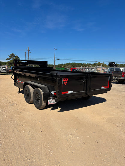 7 x 14' GN Dump Trailer Texas Pride #DT-7142-14KGN