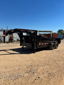 7 x 14' GN Dump Trailer Texas Pride #DT-7142-14KGN
