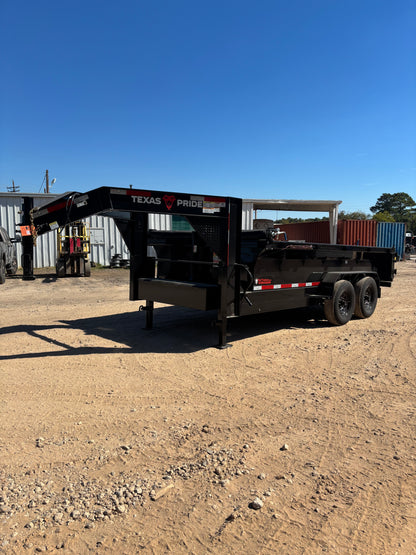 7 x 14' GN Dump Trailer Texas Pride #DT-7142-14KGN