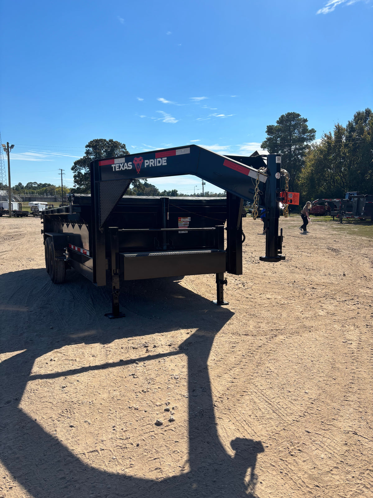 7 x 14' GN Dump Trailer Texas Pride #DT-7142-14KGN