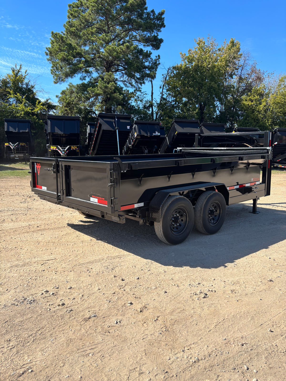 7 x 14' GN Dump Trailer Texas Pride #DT-7142-14KGN