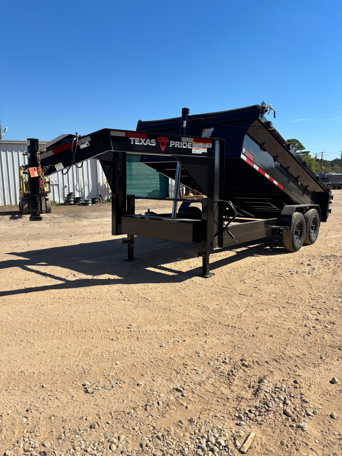7 x 14' GN Dump Trailer Texas Pride #DT-7142-14KGN
