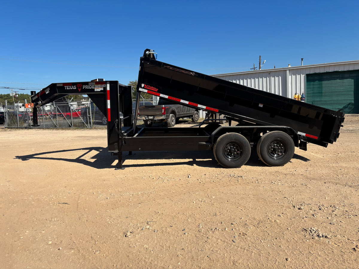 7 x 14' GN Dump Trailer Texas Pride #DT-7142-14KGN