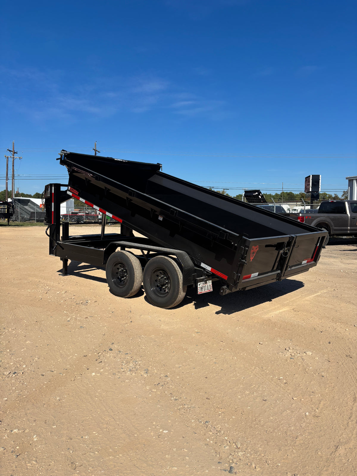 7 x 14' GN Dump Trailer Texas Pride #DT-7142-14KGN
