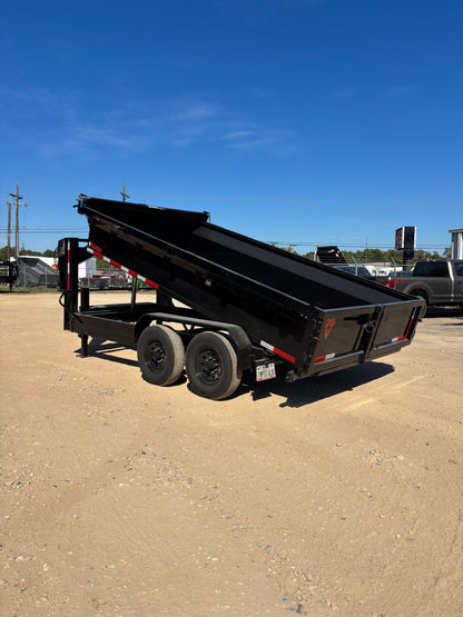 7 x 14' GN Dump Trailer Texas Pride #DT-7142-14KGN