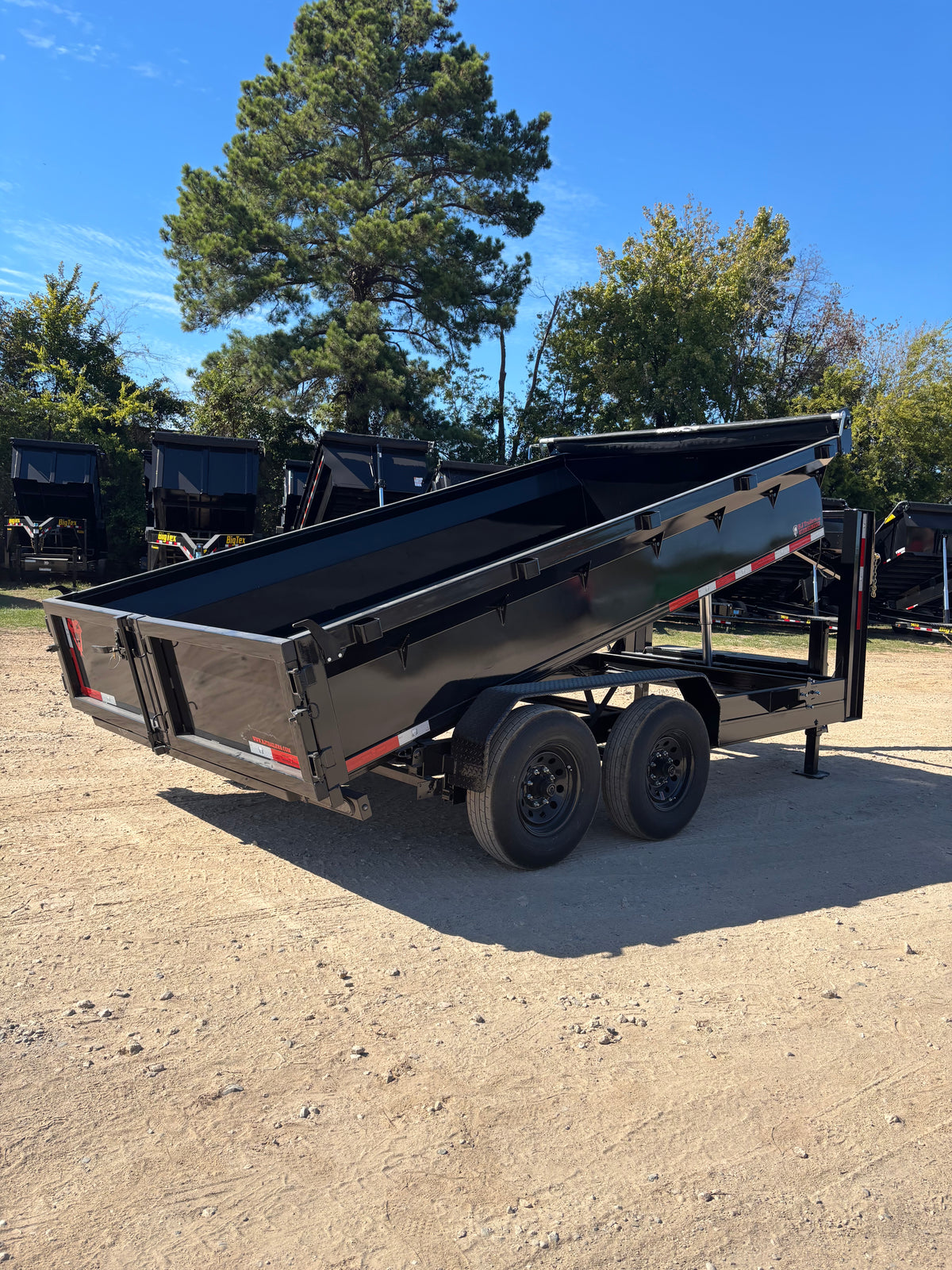 7 x 14' GN Dump Trailer Texas Pride #DT-7142-14KGN