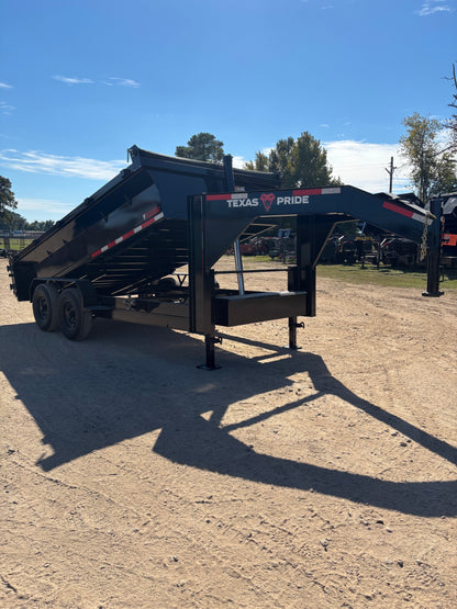 7 x 14' GN Dump Trailer Texas Pride #DT-7142-14KGN