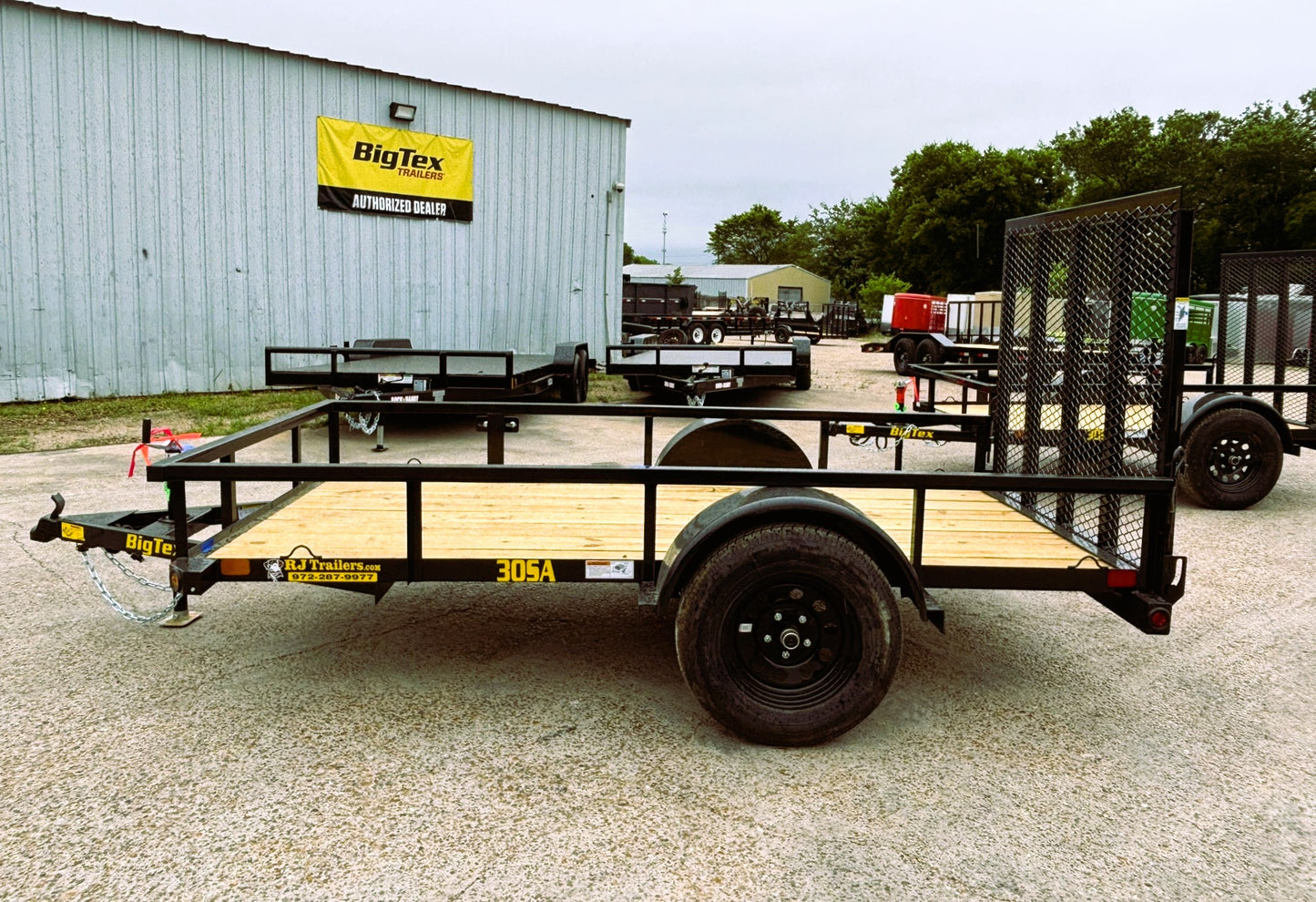 5 x 10' SA Utility Trailer Big Tex #30SA-10R1A-4PBK