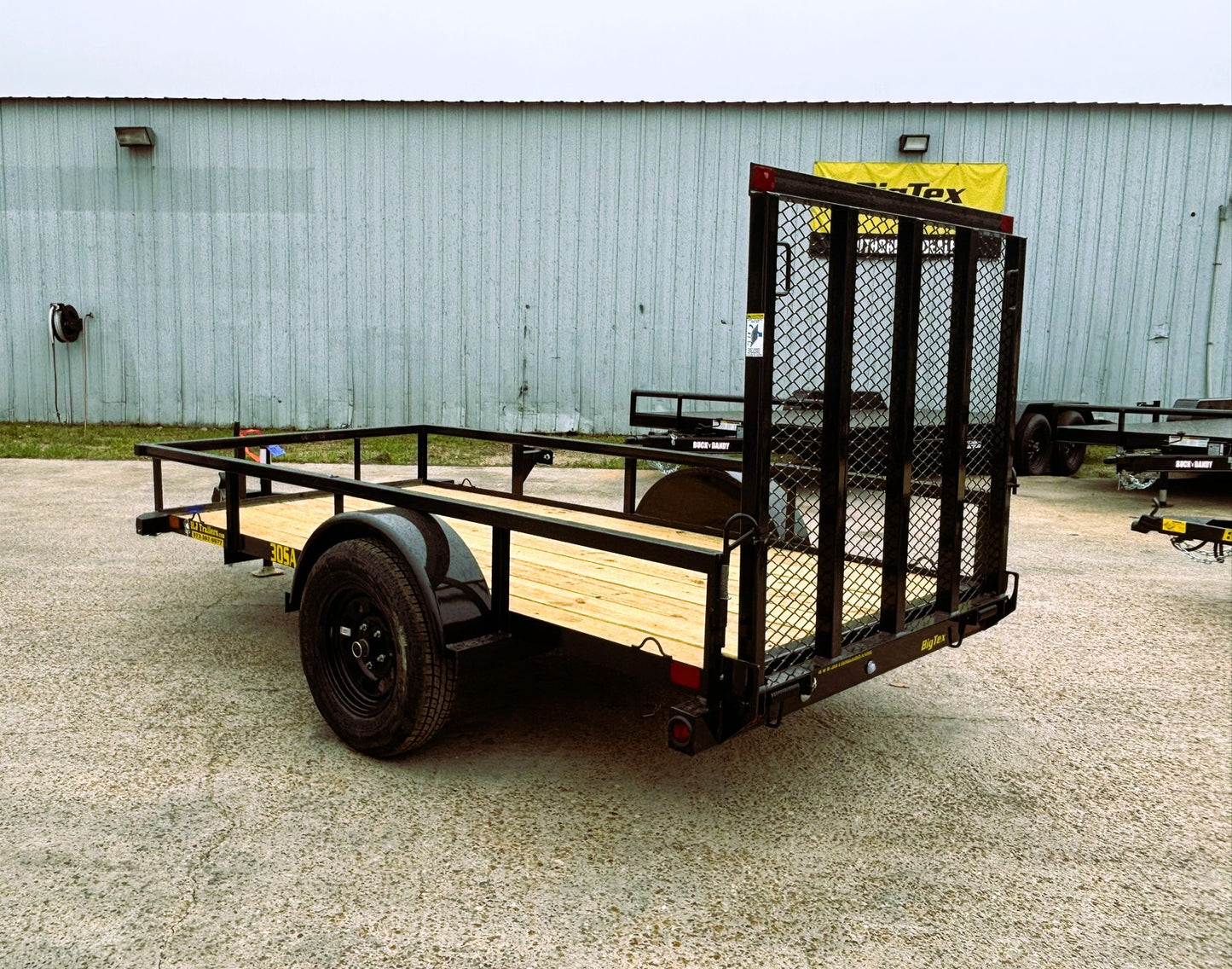 5 x 10' SA Utility Trailer Big Tex #30SA-10R1A-4PBK