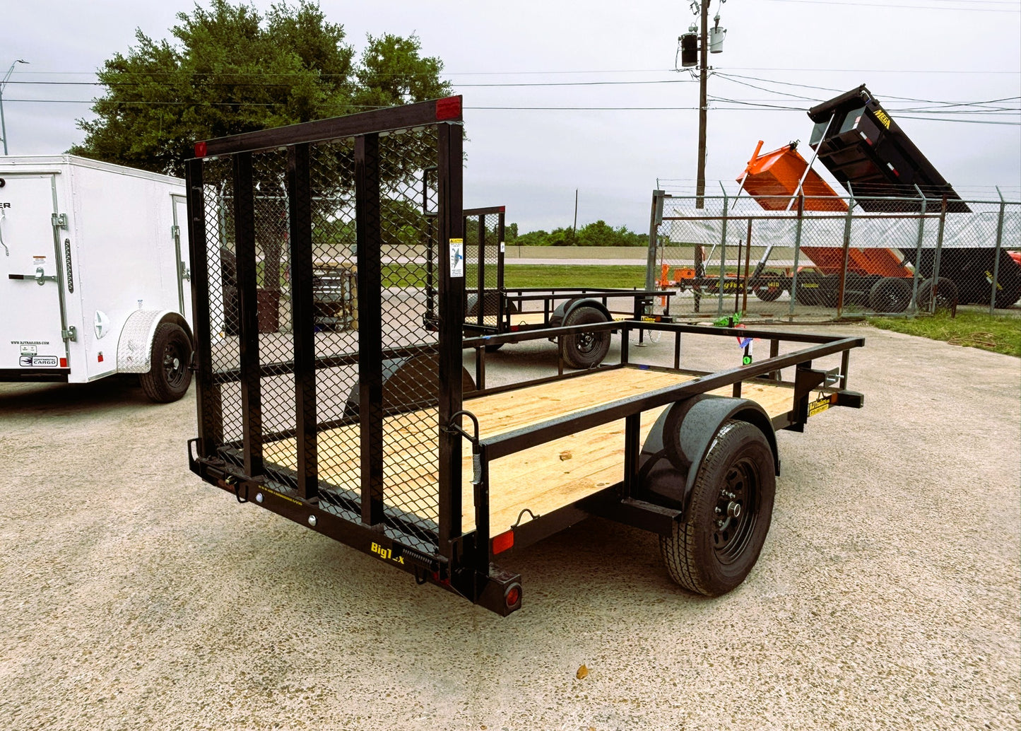 5 x 10' SA Utility Trailer Big Tex #30SA-10R1A-4PBK