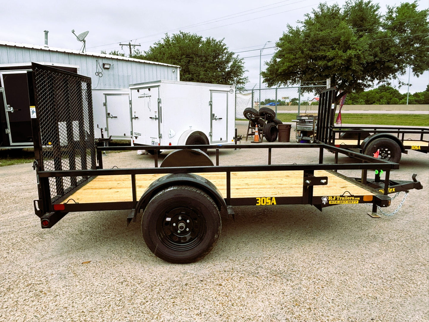 5 x 10' SA Utility Trailer Big Tex #30SA-10R1A-4PBK
