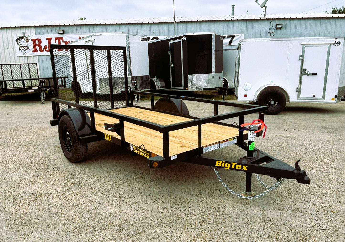5 x 10' SA Utility Trailer Big Tex #30SA-10R1A-4PBK