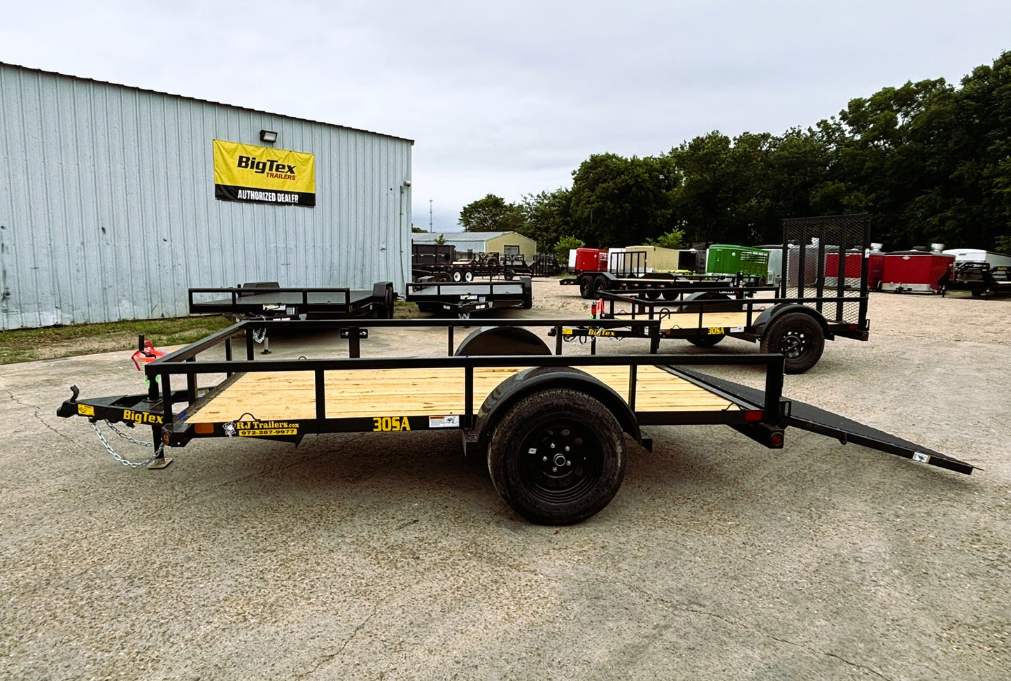 5 x 10' SA Utility Trailer Big Tex #30SA-10R1A-4PBK