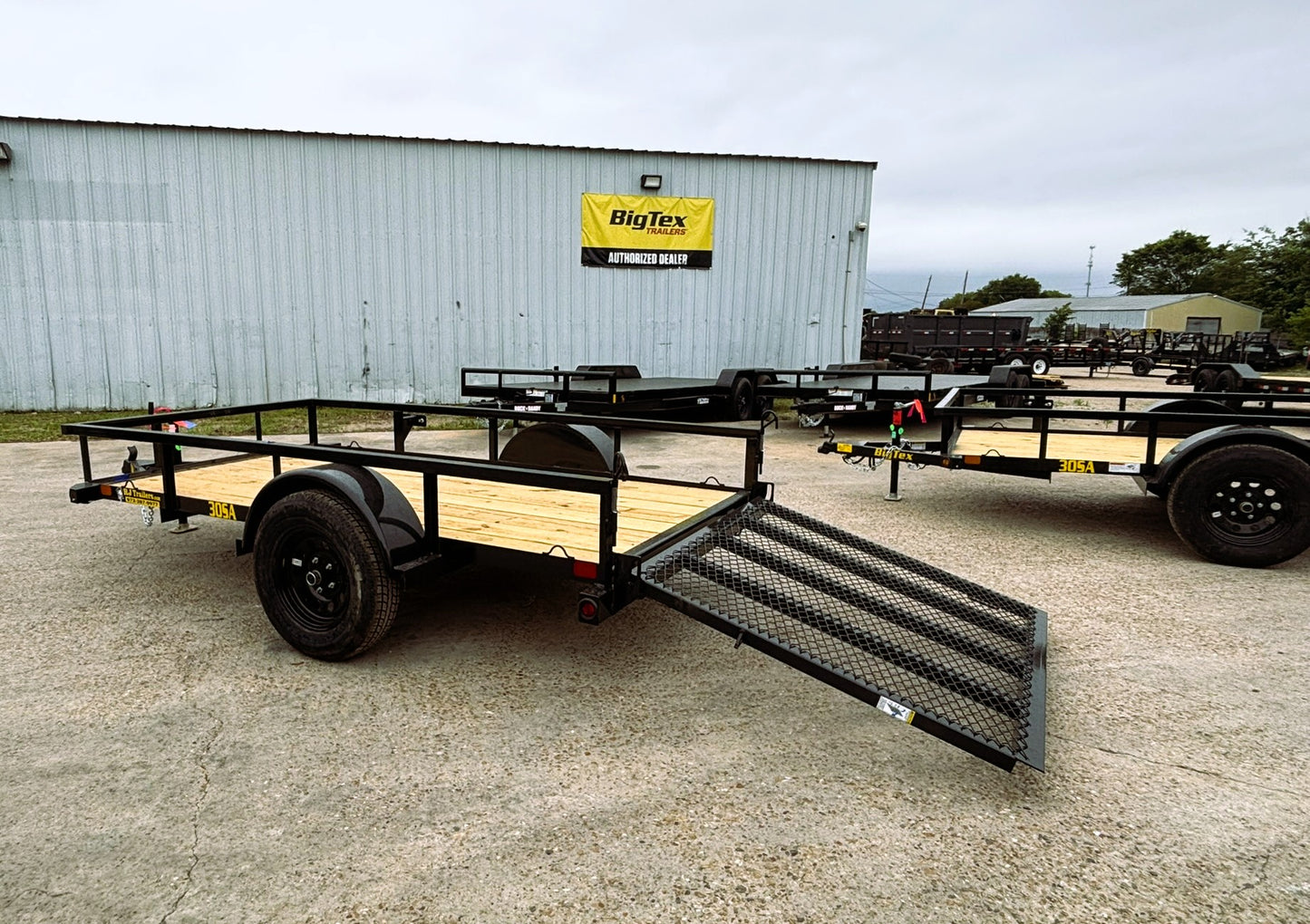 5 x 10' SA Utility Trailer Big Tex #30SA-10R1A-4PBK