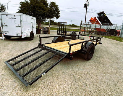 5 x 10' SA Utility Trailer Big Tex #30SA-10R1A-4PBK