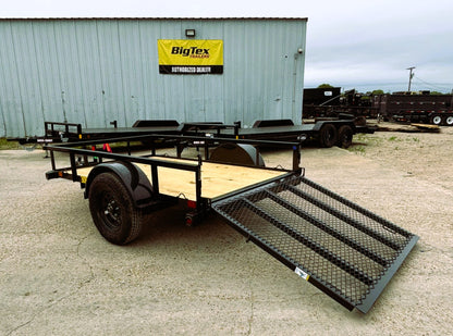 5 x 8' SA Utility Trailer Big Tex #30SA-08R1A-4PBK