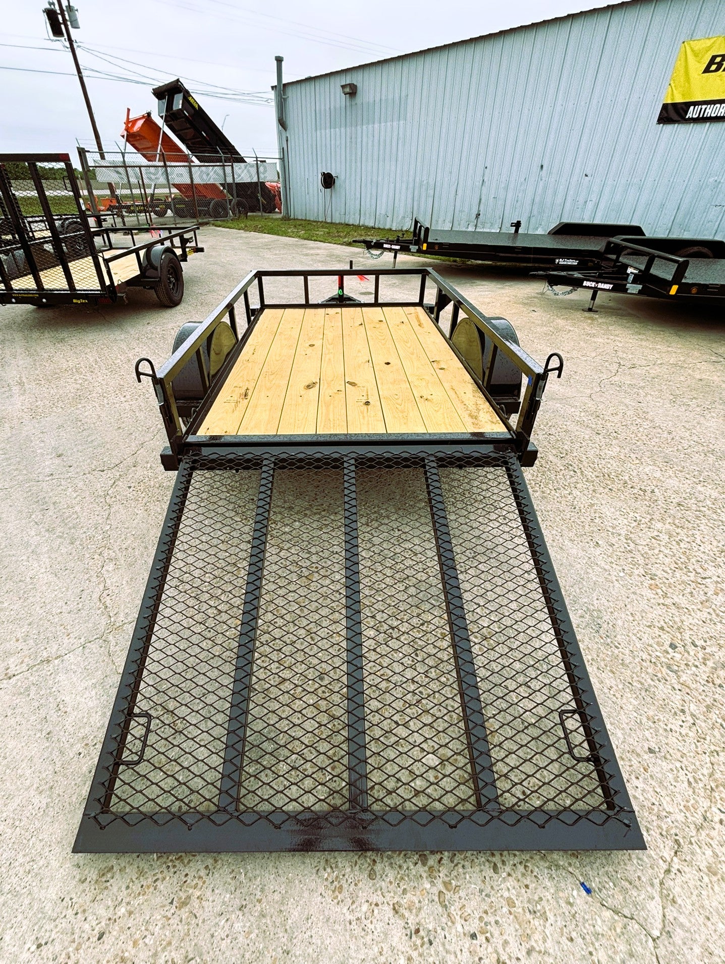 5 x 8' SA Utility Trailer Big Tex #30SA-08R1A-4PBK