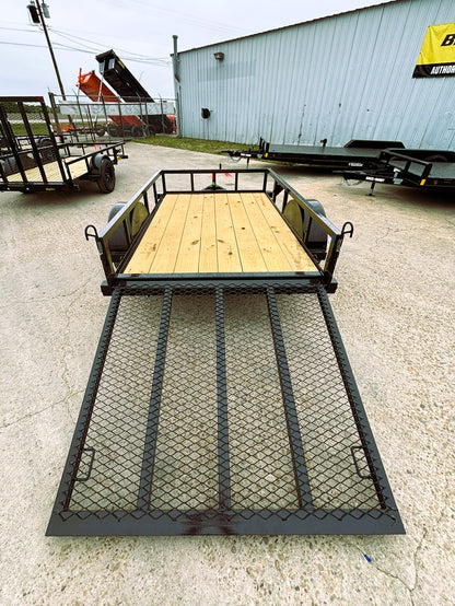 5 x 8' SA Utility Trailer Big Tex #30SA-08R1A-4PBK