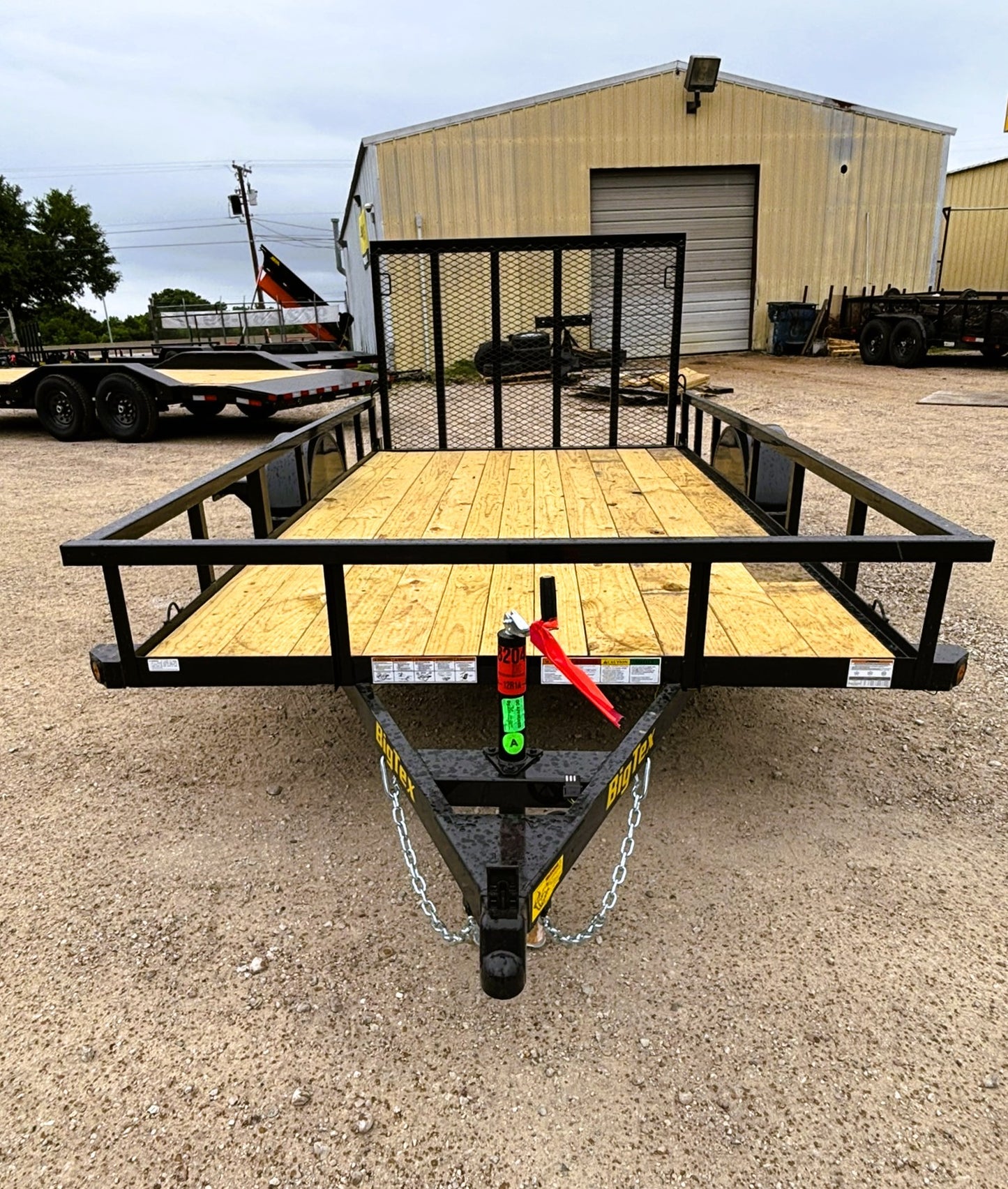 77" x 12' SA Utility Trailer Big Tex #35SA-12R1A-4PBK