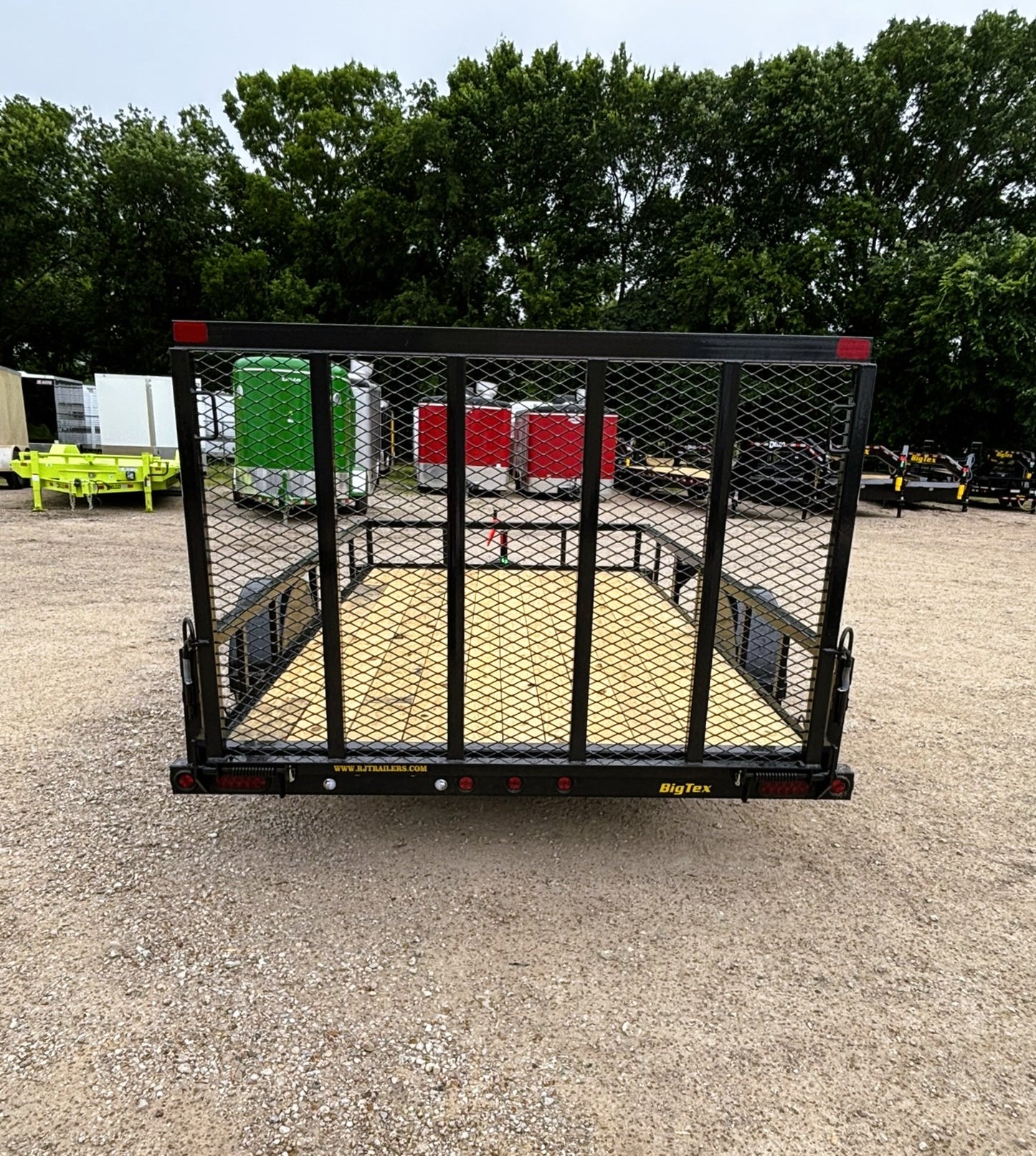 77" x 12' SA Utility Trailer Big Tex #35SA-12R1A-4PBK