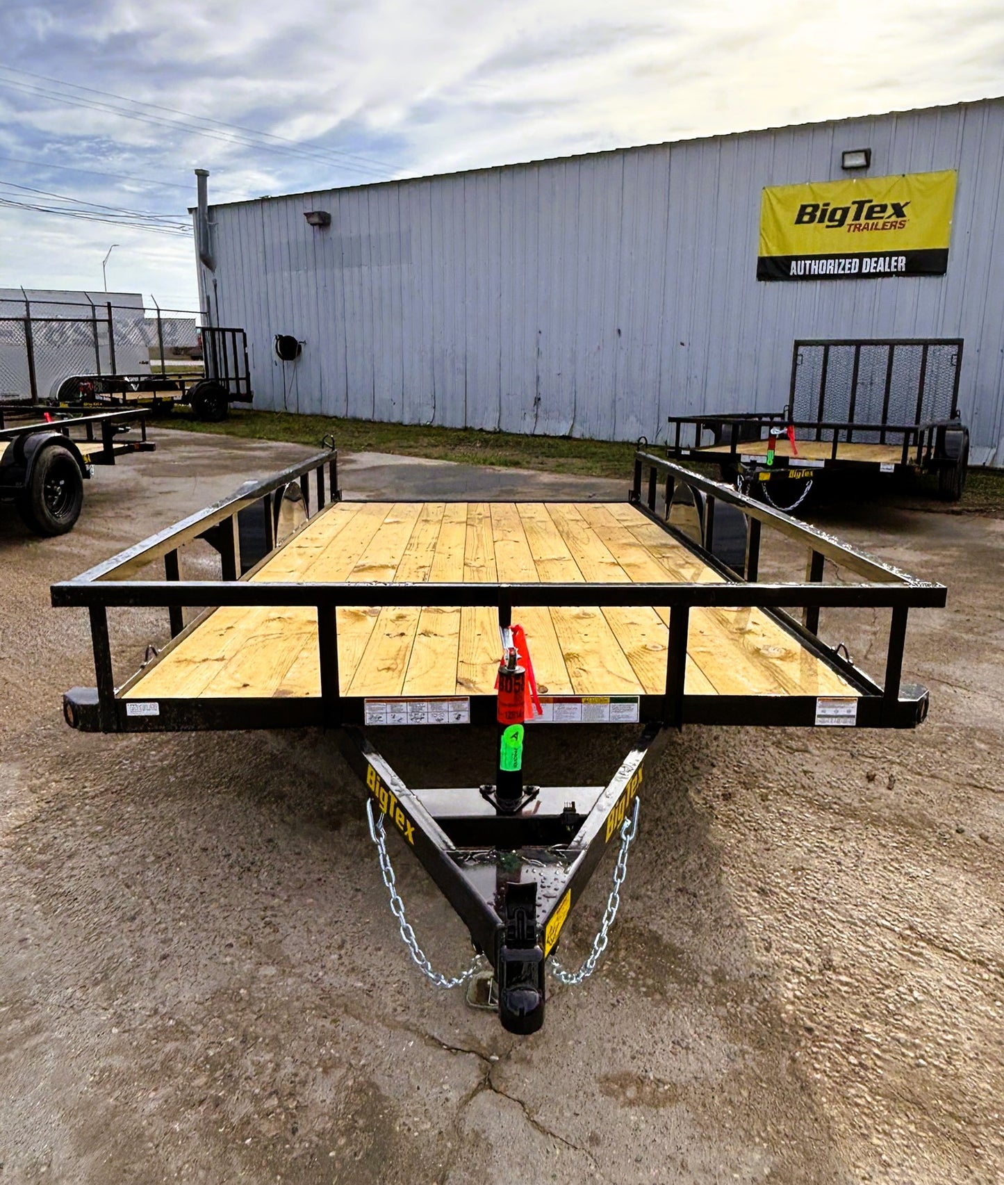 77" x 12' SA Utility Trailer Big Tex #35SA-12R1A-4PBK