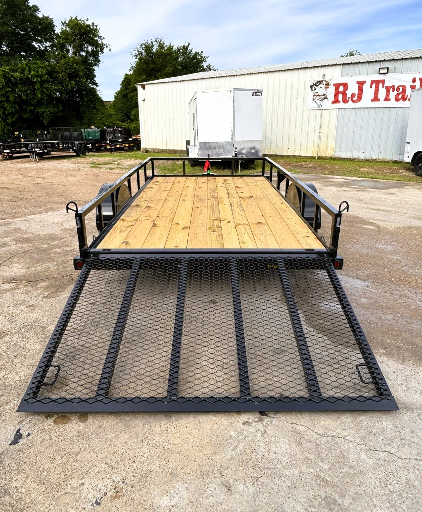 77" x 12' SA Utility Trailer Big Tex #35SA-12R1A-4PBK