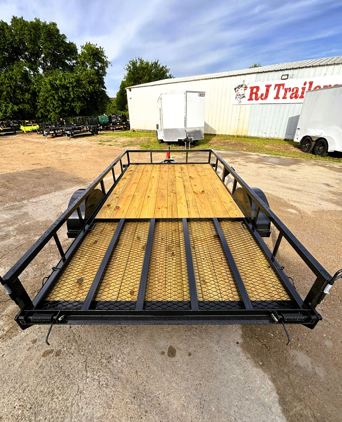 77" x 12' SA Utility Trailer Big Tex #35SA-12R1A-4PBK