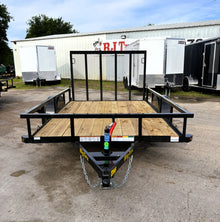 77" x 10' SA Utility Trailer Big Tex #35SA-10R1A-4PBK